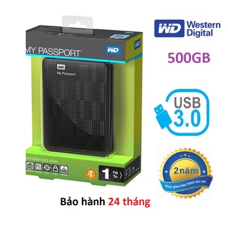 Ổ cứng di động 500gb / 1tb wd my passport hdd box 500gb / ổ cứng di động 1tb bảo hành 24 tháng