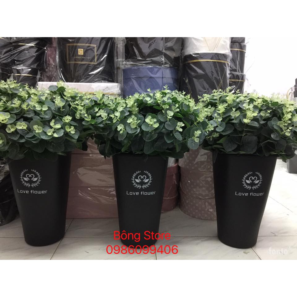 XÔ NHỰA CẮM HOA 18 chiếc