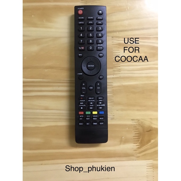 Remote Điều khiển tivi COOCAA