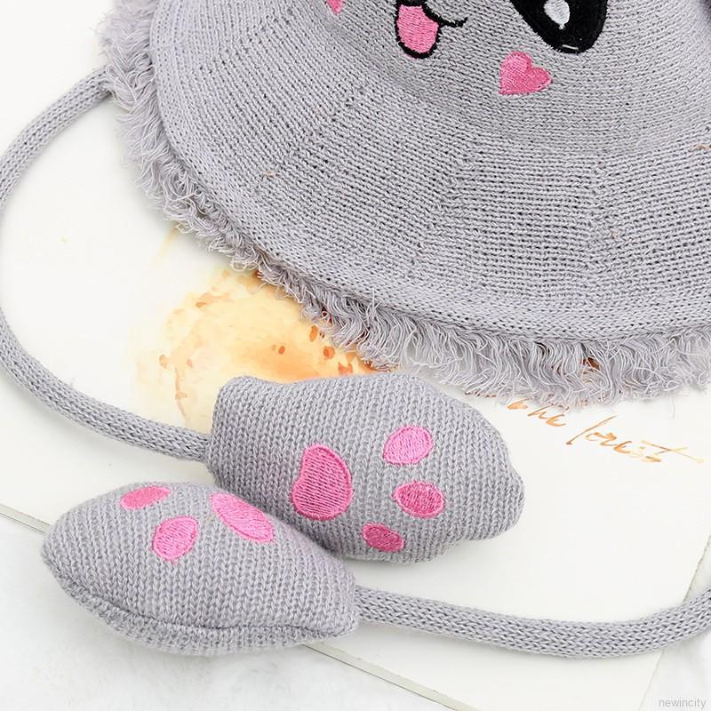 Mũ rộng vành họa tiết thỏ họa hình dễ thương cho bé gái nhiều màu lựa chọn