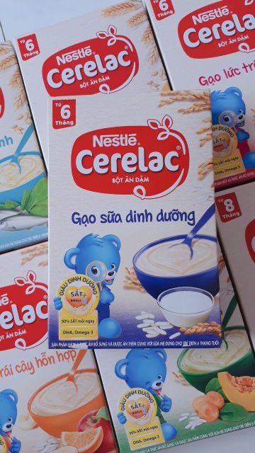 Bột Ăn Dặm Nestle Cerelac đủ vị (200g)