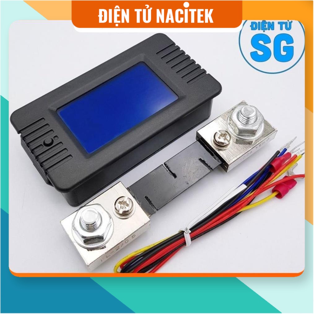 Đồng hồ đo dung lượng pin, điện áp, dòng điện, công suất DC PZEM-015 100A