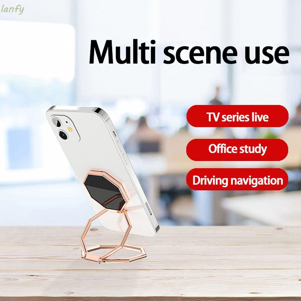 Giá Đỡ Điện Thoại / Máy Tính Bảng Mini Bằng Kim Loại Có Thể Gấp Gọn Tiện Dụng