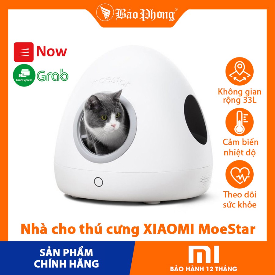 Nhà cho thú cưng XIAOMI MoeStar Smart Pet Dành cho Chó cún mèo con ở đẹp mát mẻ tổ ấm xịn thông minh sấy sưởi đa năng