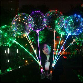 Bong bóng galaxy trong suốt đèn led