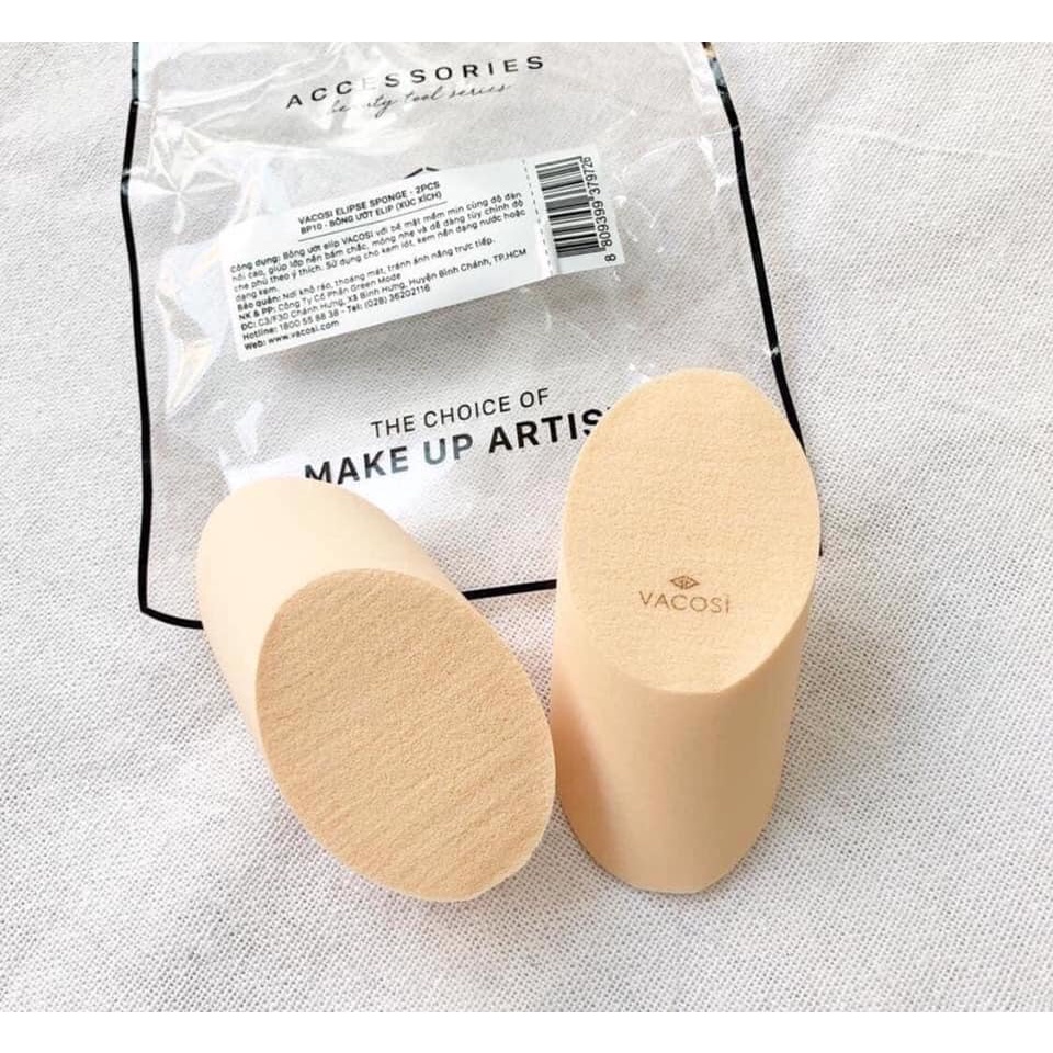 Bông Phấn Ướt Elip Vacosi Elipse Sponge BP10