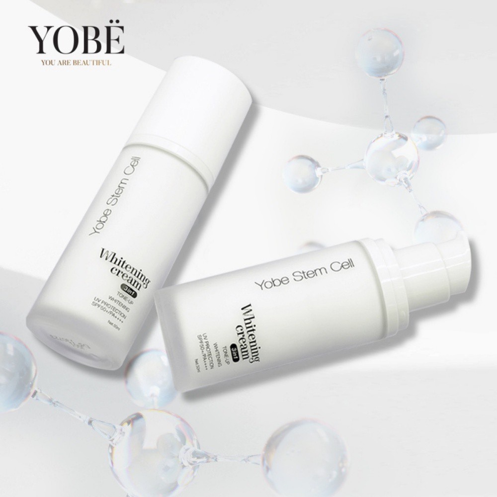 Kem trang điểm trắng da 😍CHÍNH HÃNG 😍 YOBE 3 trong 1 chống nắng dưỡng trắng nâng tông da | BigBuy360 - bigbuy360.vn