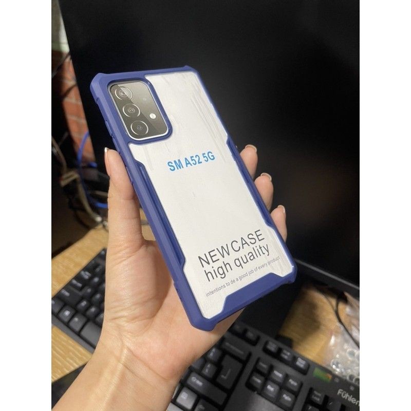 Samsung A32 4G, A52, A72_Ốp lưng trong cứng viền màu dẻo chống sốc giả XUNDD siêu đẹp