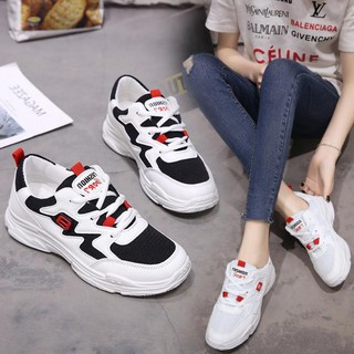 Giày thể thao só 8 zích zắc xinh xắn 2 màu như hình