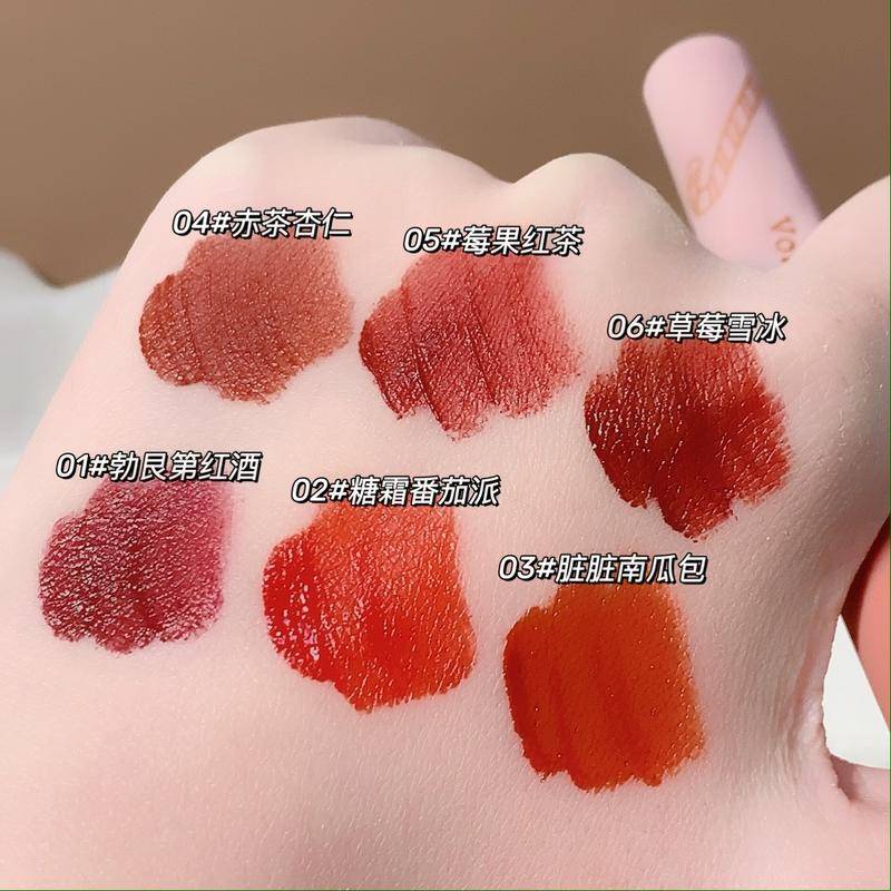 Set Son Kem Lì Mịn Mượt Như Nhung Kháng Nước Lâu Trôi Và Không Lem Vào Cốc Phong Cách Giáng Sinh