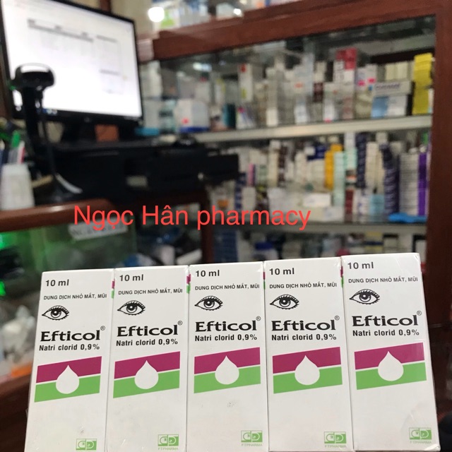 EFTICOL 0,9 % NƯỚC VỆ SINH MŨI LỐC 10LỌ