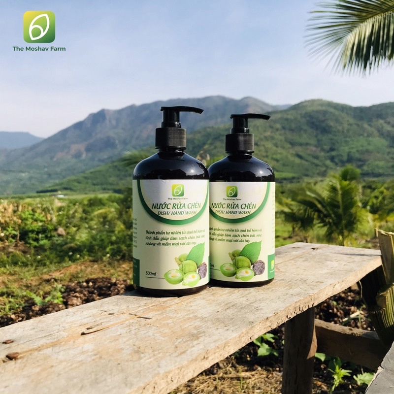 Nước rửa chén bồ hòn The Moshav Farm
