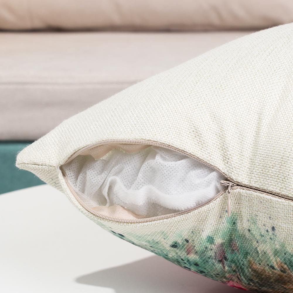 Vỏ Gối In Hình Thỏ / Cáo Phục Sinh Có Khóa Kéo Vô Hình