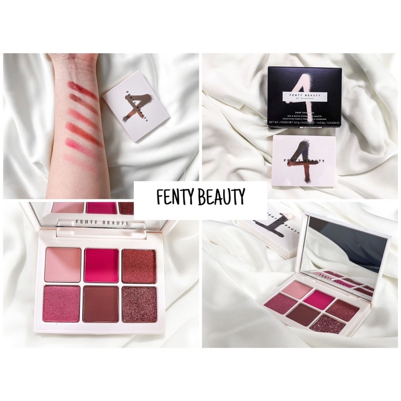 Bảng phấn Fenty Snap Shadows Mix & Match $28 màu 4 Rose