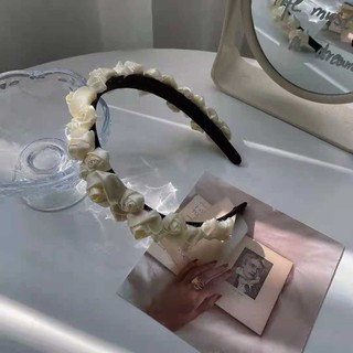 Băng đô nàng thơ cài tóc hình hoa hồng phong cách hàn quốc xinh xắn cho nữ