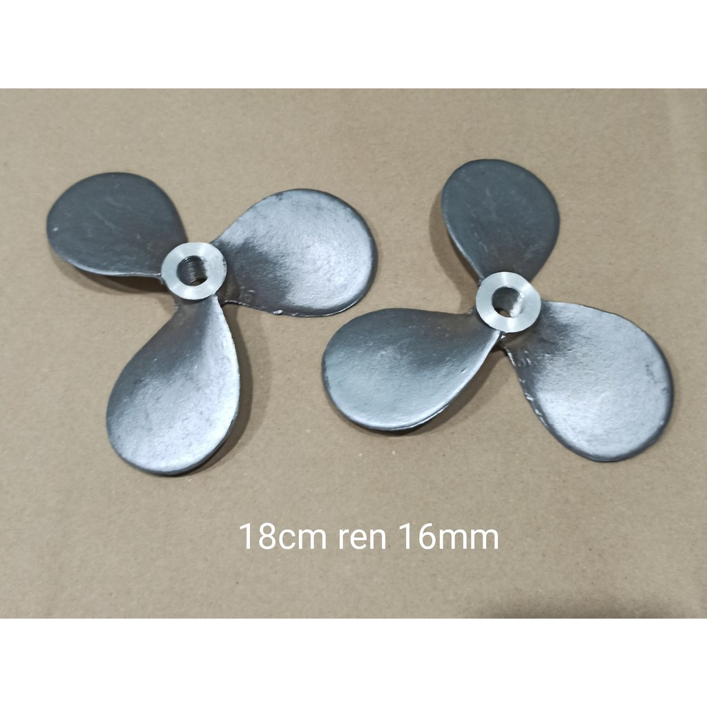 2 Cái Chân Vịt 3 Cánh Bơm Nước 18cm, 20cm  Dùng Cho Máy Bơm Nước Đầu Ốc  và ống xạc