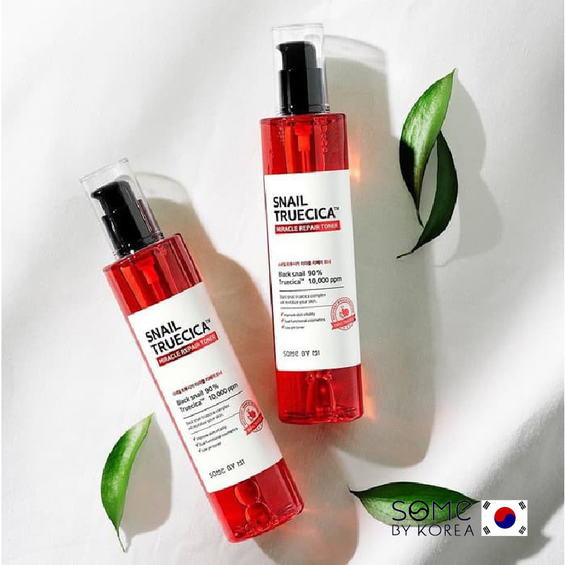 Nước Hoa Hồng Some By Mi Snail Truecica Miracle Repair Toner 135ml Toner Ốc Sên Mờ Sẹo Chăm Sóc Da