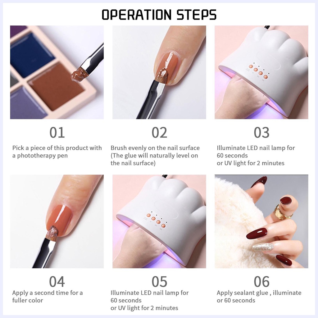 Bảng Gel Sơn Móng Tay 16 Màu Tự Chọn