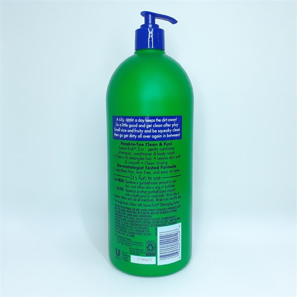Sữa tắm, gội và xả Trẻ Em Suave Kids 3in1 Mỹ