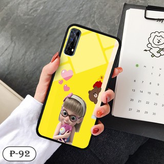 Ốp lưng kính 3D Realme 7-cute