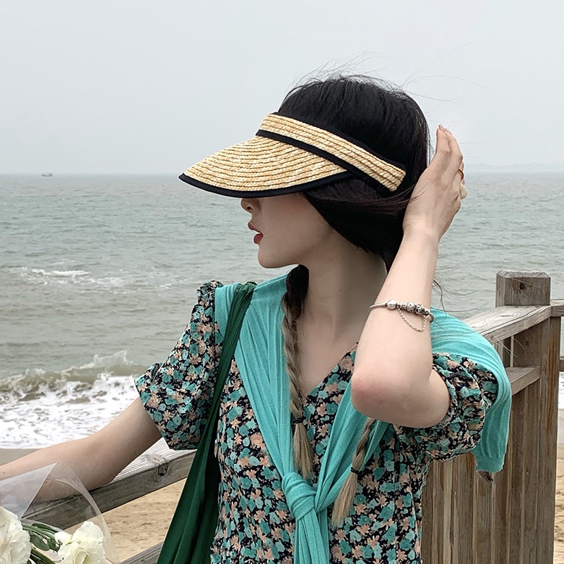 Nón Lưỡi Trai Hở Chóp Che Nắng Thoáng Khí Thời Trang Mùa Hè Cho Nữ