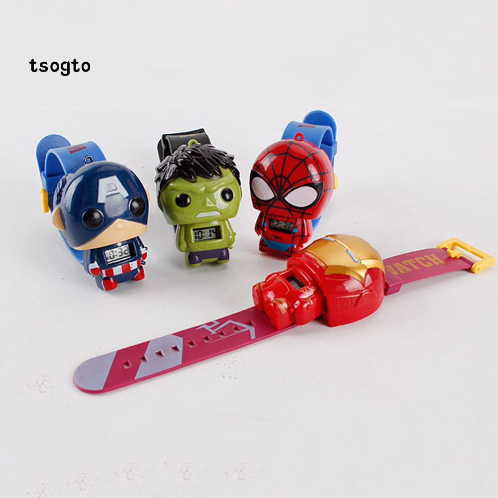 Đồng Hồ Điện Tử Đeo Tay Hình Siêu Anh Hùng 3d Cho Bé | BigBuy360 - bigbuy360.vn