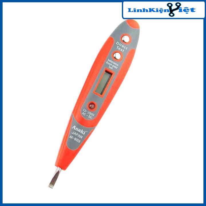 Bút thử điện Asaki AK-9059 hiển thị màn hình điện tử cao cấp