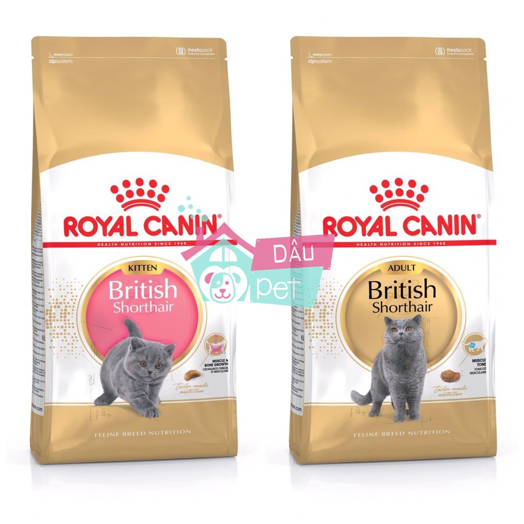 Thức ăn hạt Royal Canin British Shorthair Kitten/ Adult cho mèo 2kg