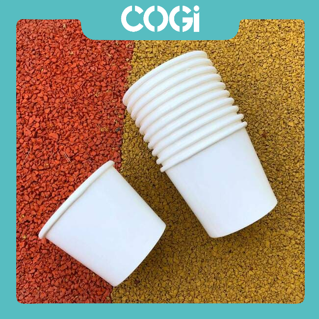 5 tô giấy 300ml, 360ml, 500ml, 650ml, 750ml, 950ml kèm nắp dùng 1 lần chính hãng cogi