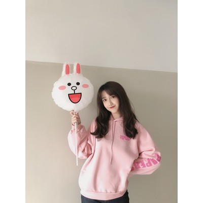 (Áo hoodie nữ)Áo Hoodie Nữ Nỉ Bông Ulzzang Dáng Rộng Phiên Bản Hàn Quốc - Liti shop