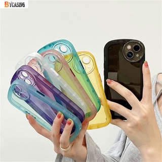 Ốp Điện Thoại Dẻo Trong Suốt Viền Màu Macaron Cho iPhone6 6s 7 8 Plus 11 XR XS Max X SE 2020 11 Pro Max 12 Pro Max 13 Pro Max
