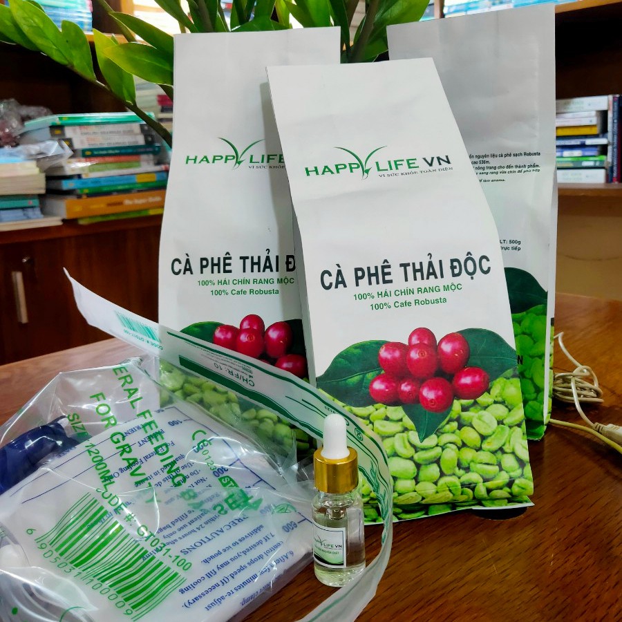 Cà phê thải độc Happylife VN - Cà phê chuyên dùng cho thải độc đại tràng ( Túi 500Gr) | BigBuy360 - bigbuy360.vn