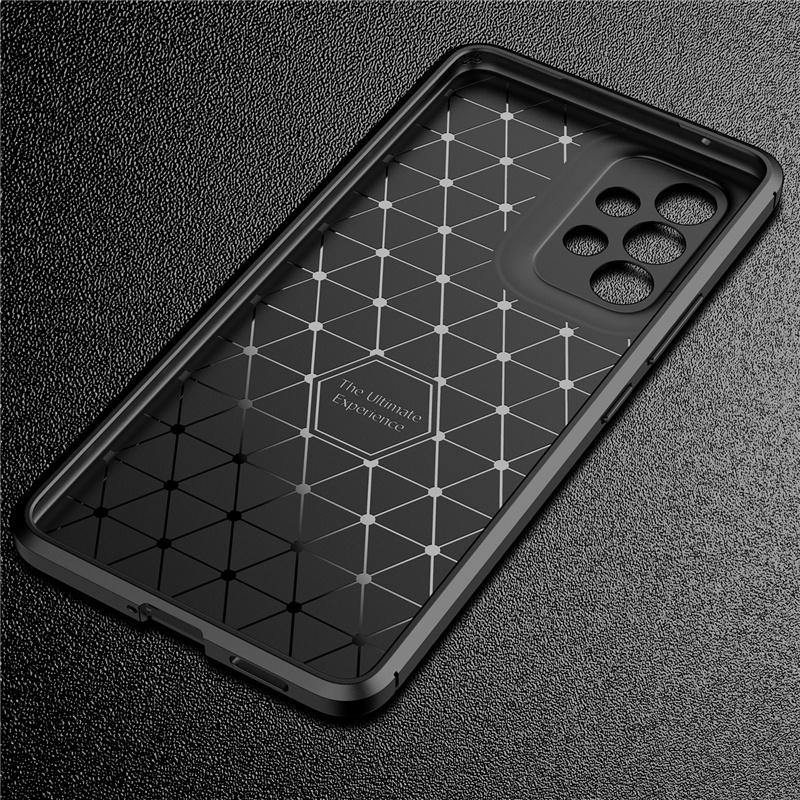 Ốp Điện Thoại TPU Mềm Siêu Mỏng Chống Rơi Họa Tiết Sợi Carbon Nhám Cho Samsung Galaxy A13 A23 A33 A53 A73 5G 4G A13 Lite