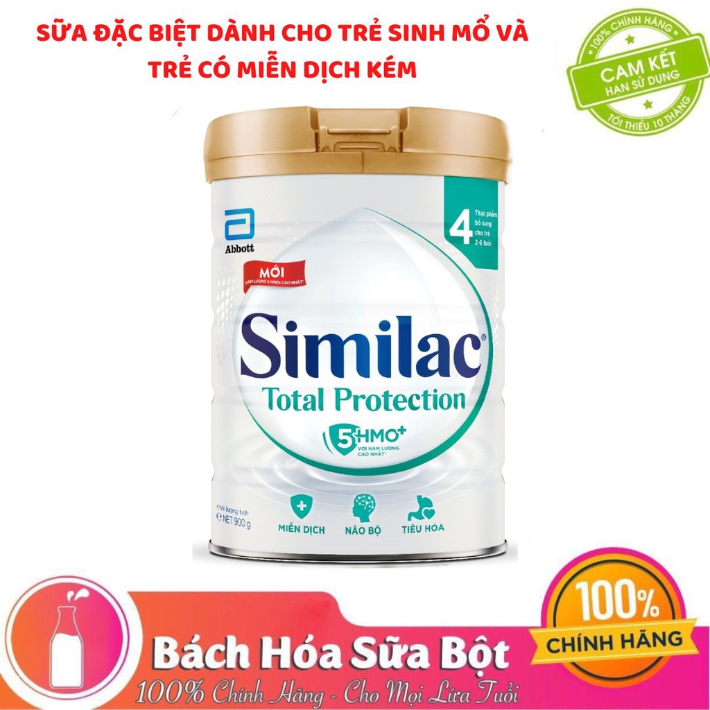 Sữa Bột Abbott Similac Total Protection số 4 (900g) (Date: 2025)