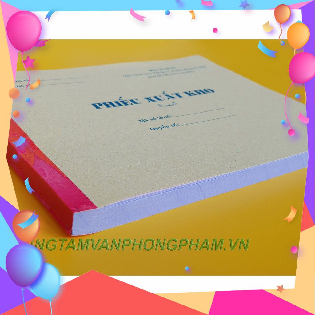 Phiếu xuất kho 3 liên A5 16x20cm mẫu số 02 VT ban hành thông tư số 200/2014/TT-BTC ngày 22/12/2014 của BTC