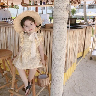 Váy thắt nơ kute cho bé gái
