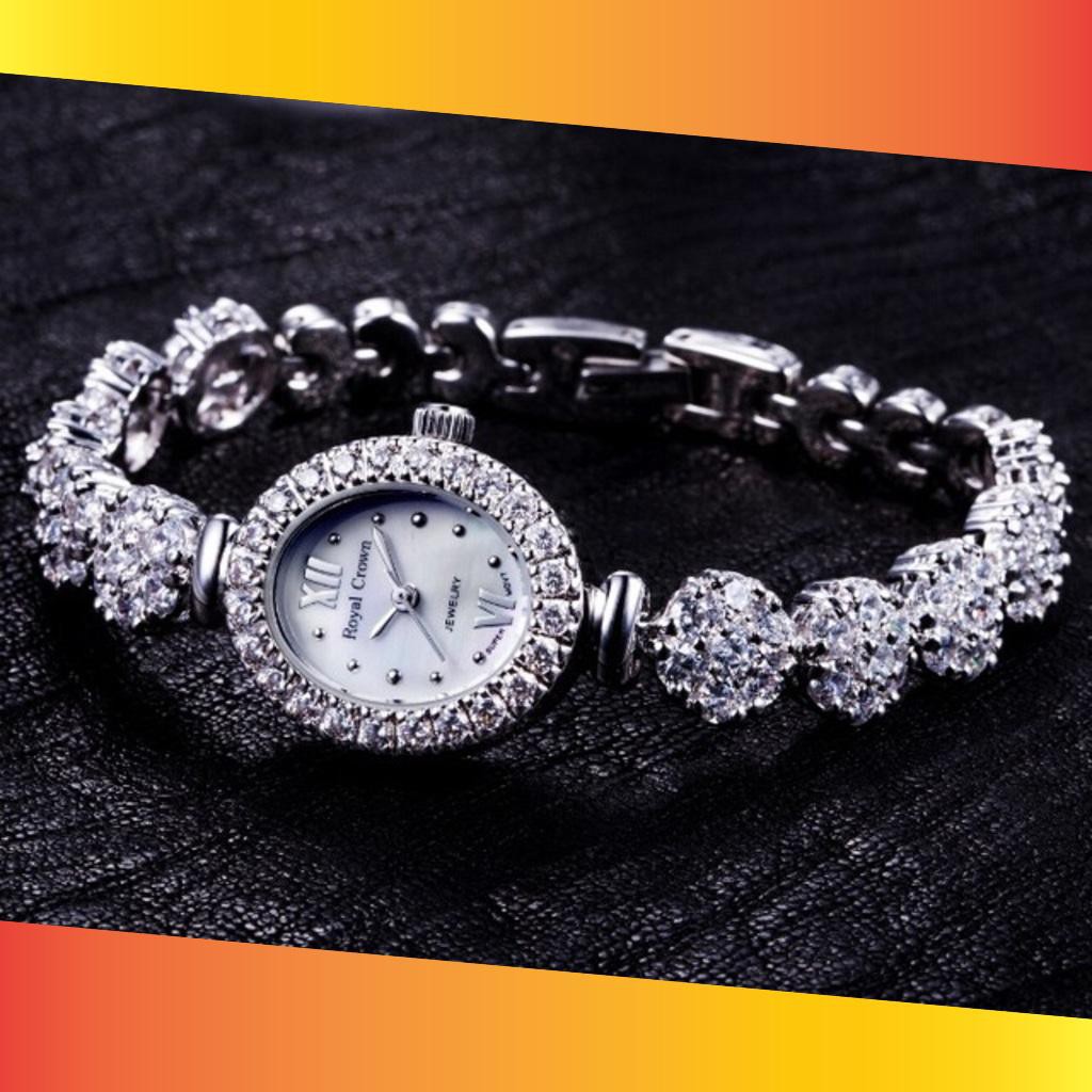 Đồng hồ nữ ♥️FREESHIP♥️ Giảm 99k khi nhập mã [TUYENTN] Mã Sản Phẩm chính hãng Royal Crown 1516 Jewelry Watch