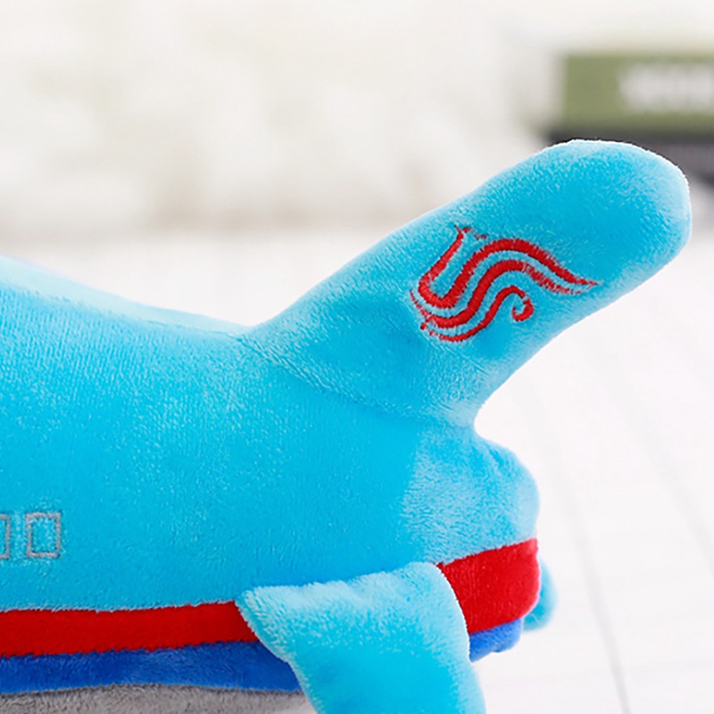 Mới Gối Ôm Nhồi Bông Hình Máy Bay Màu Đỏ Cỡ Lớn 40cm