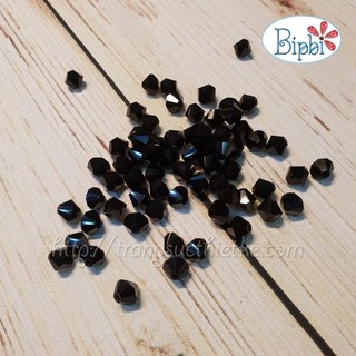 Pha lê Tiệp hình nón màu đen