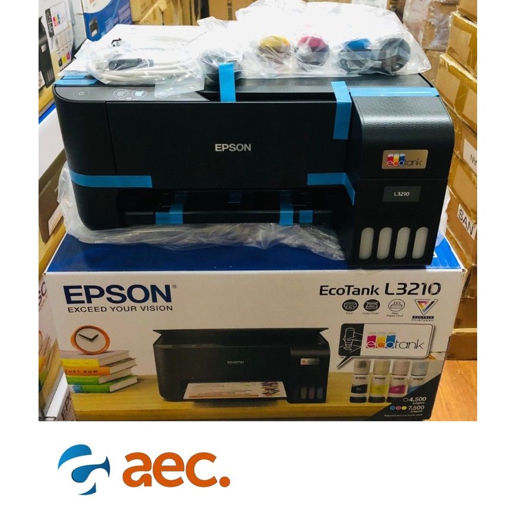 Máy in phun màu Epson L3210  + Khuyến mại 2 tập giấy in ảnh