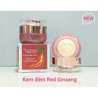 Kem nám red ginseng (kem đêm), mỹ phẩm làm trắng da, sạch nám, tàn nhang, Kem nám hồng sâm