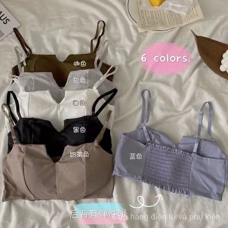 Korean Style Padded Sleeveless Padded Bra for Girls | BigBuy360 - bigbuy360.vn