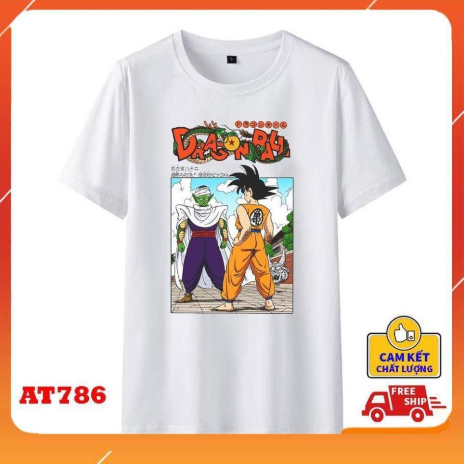 ÁO thun nam nữ rẻ đẹp in hình 7 Viên Ngọc Rồng DRAGON BALL vải thun mềm mịn fom rộng cao cấp mới nhất 2020