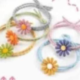 Dây buộc tóc cột tóc hoa cúc1k  BBQN 1K