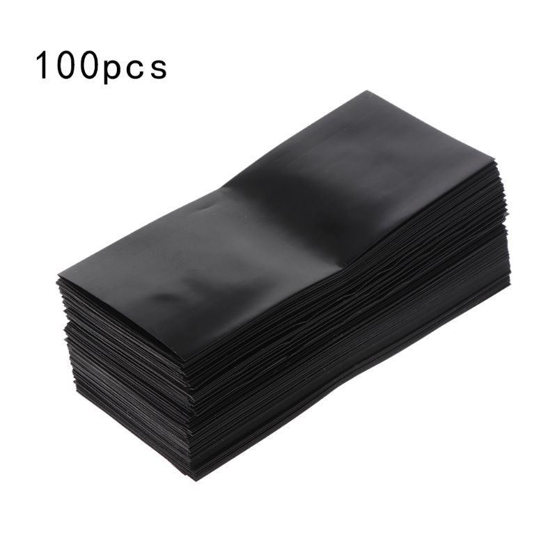 Set 100 Ống Bọc Bảo Vệ Pin Lithium 18650 Chuyên Dụng