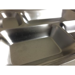 KHAY CƠM PHẦN 4 Ô CẠN INOX