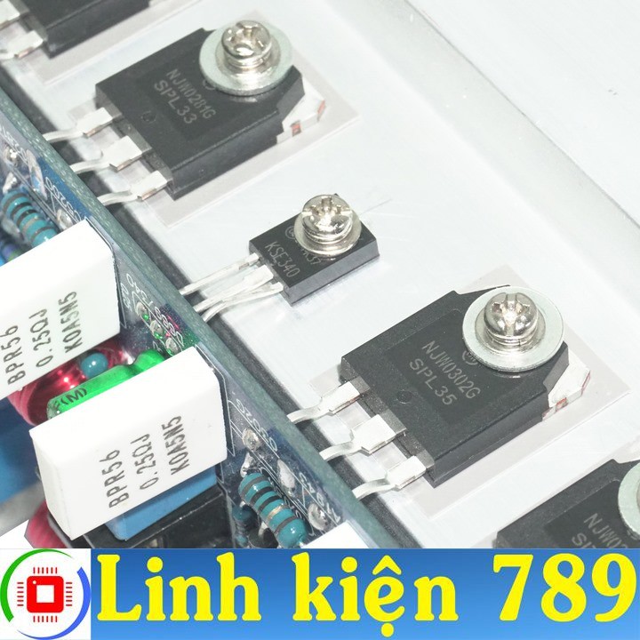 Mạch khuếch đại 24 sò 2kênh có tụ lọc nguồn