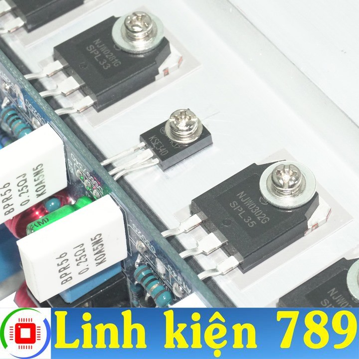 Mạch khuếch đại 24 sò 2 kênh có tụ lọc nguồn ( 0302/0281 ) - Linh Kiện 789