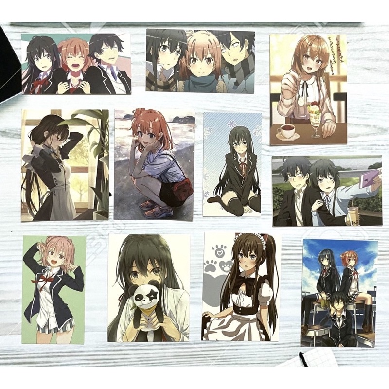 30 Sticker truyện tình thanh Xuân bi hài / hình dán Yahari Ore No Seishun Love Comedy