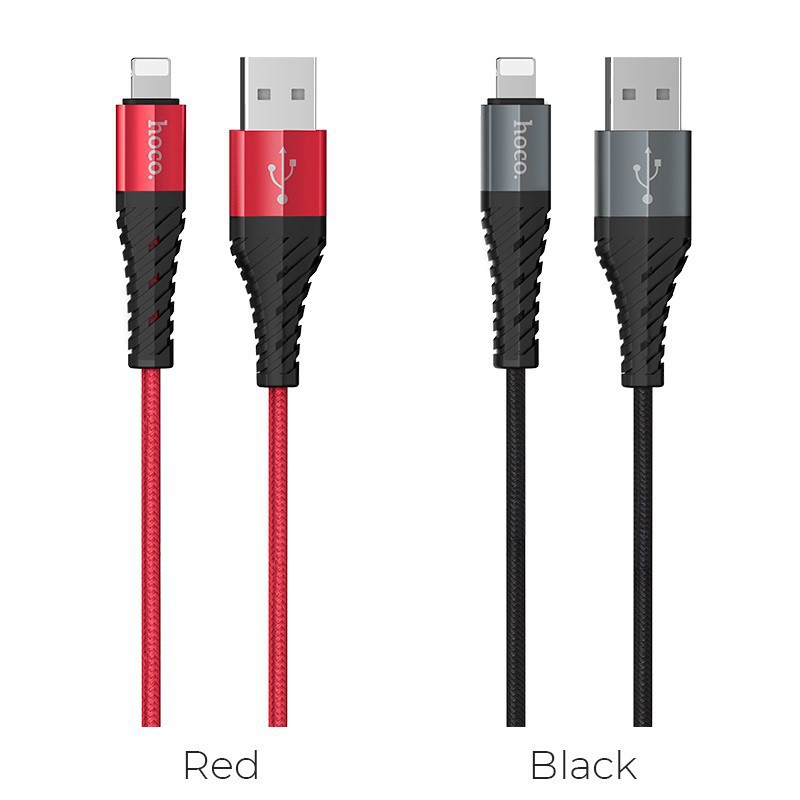 Dây Sạc Chống Gãy Hoco X38 Max 5V-2.4A Cho Lightning Iphone/ Android Micro USB/ Type-C - Bảo Hành Chính Hãng 12T